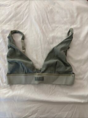 Skims Soft Ribbed Bralette in Sage Green